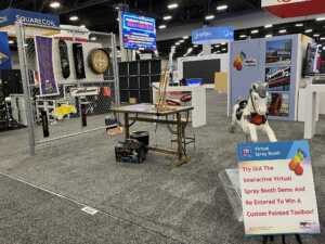 Matthews Paint interactive trade show booth