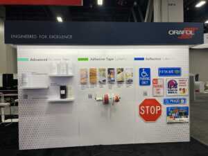 ORAFOL Americas custom booth graphics