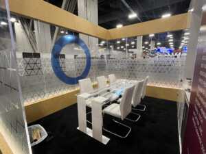 ORAFOL Americas trade show conference room