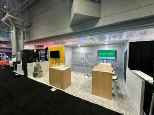 Rommelag 10' x 20' inline exhibit