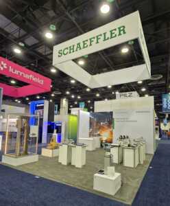 Schaeffler 20' x 30' peninsula exhibit