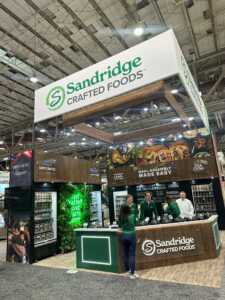 Sandridge Crafted Foods 20’ x 30’ island booth