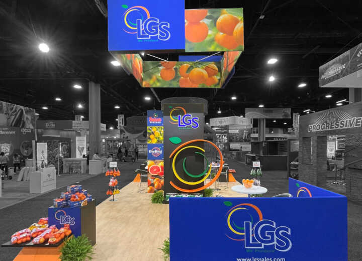 Island booth for LGS Sales at GPFS 2024