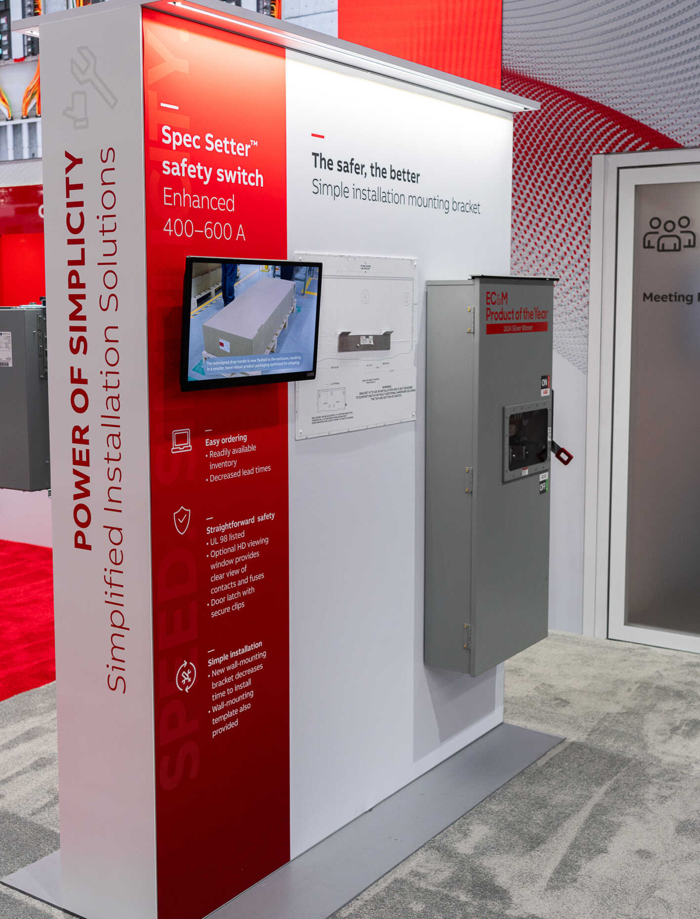 Custom trade show product demo stations