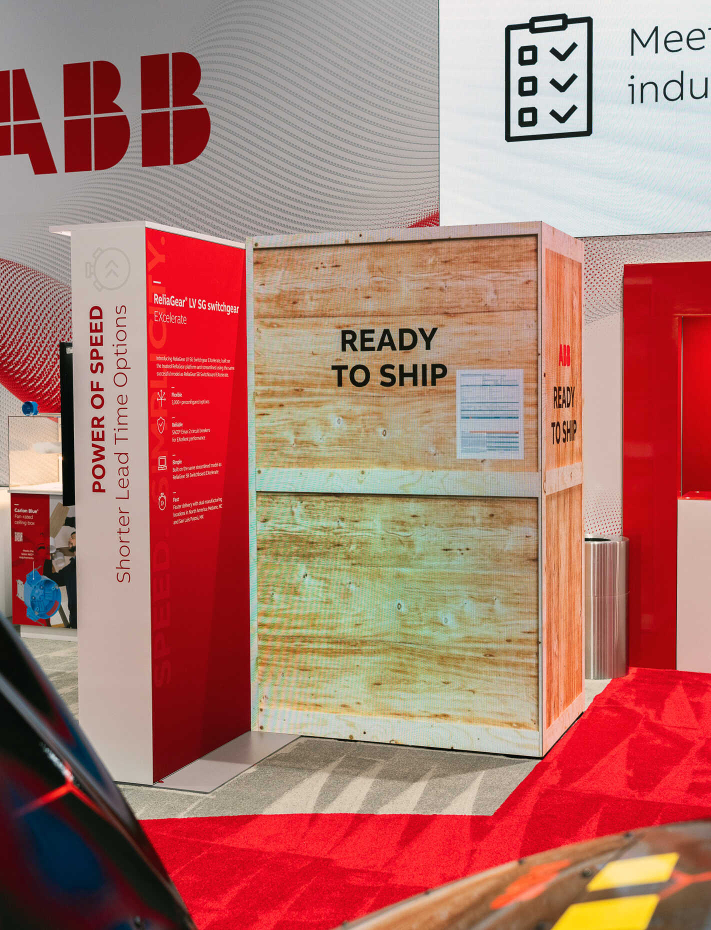 Custom virtual product display for ABB