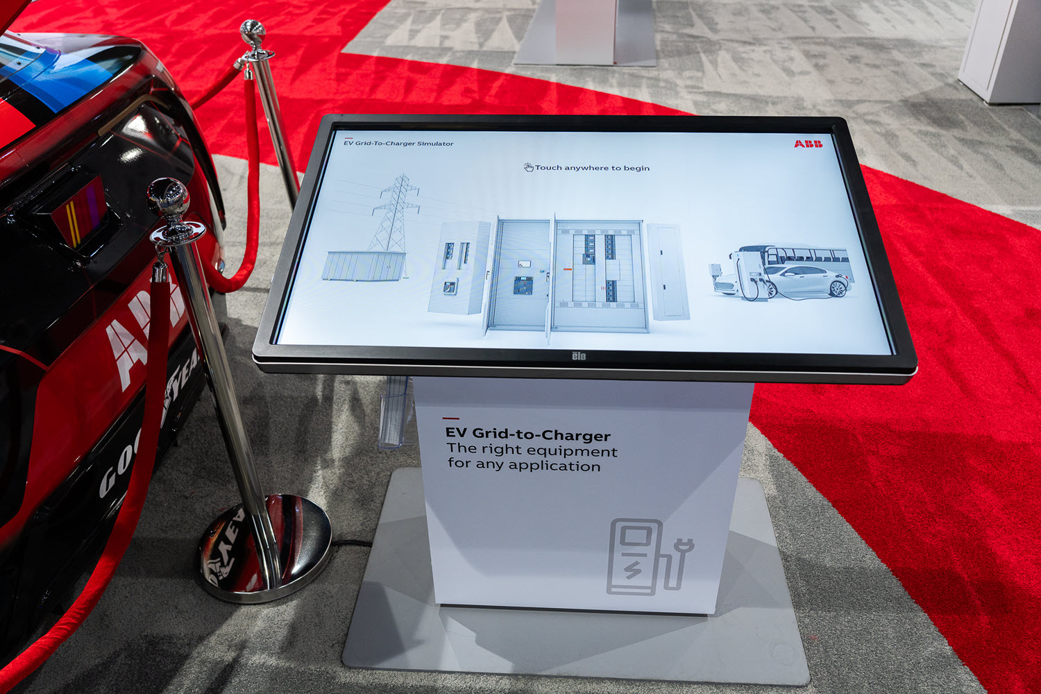 Interactive product demo touchscreens