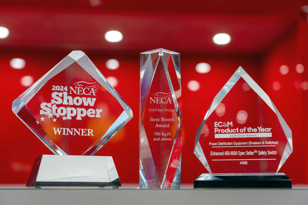 ABB trade show booth awards
