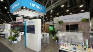 Optima Machinery at Pack Expo 2025-2 Optima Healthcare custom inline booth