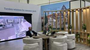 Optima Machinery at Pack Expo 2025-3 Optima Machinery booth conference area