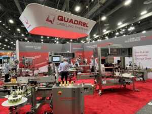 Quadrel at Pack Expo 2025-1 IMG_6639 Quadrel Labeling Systems 32’ x 33’ corner inline booth