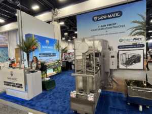 Sani Matic at Pack Expo 2025-1 IMG_6644 Sani Matic 21’ x 20’ peninsula booth