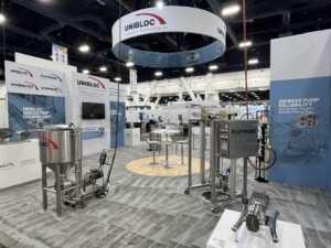Unibloc at Pack Expo 2025-1 IMG_6648 Unibloc 31’ x 30’ aisle-to-aisle exhibit