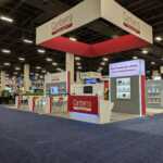 Canberra 40’ x 40’ island exhibit