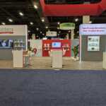 Trade show booth exhibit at ISSA 2025 for Canberra