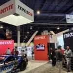 Trade show booth exhibit at SEMA 2025 for Loctite Henkel