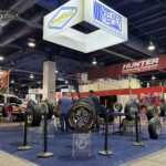 Trade show booth exhibit at SEMA 2025 for Kelsey Tire