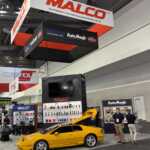 Trade show booth exhibit at SEMA 2025 for Malco Automotive