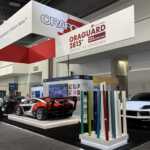 Trade show booth exhibit at SEMA 2025 for Orafol and KPMF