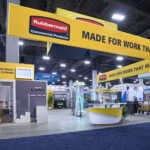 Rubbermaid custom booth design and graphics