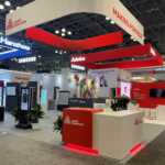 Custom island trade show exhibit booth for Avery Dennison at NRF 2026