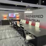 Custom conference room for ABB at DTECH 2026