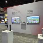 Hitachi trade show product displays