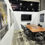 Custom conference room for Hitachi at DTECH 2026