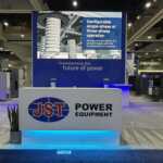 Custom trade show booth design for JST at Distributech 2026