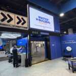 Custom booth island exhibit for Master Builders at W