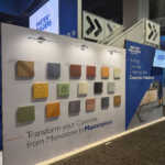 Custom booth island exhibit for Master Builders at W