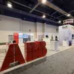 Custom island booth for B&R and ABB at ConExpo 2026