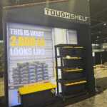 Custom island double deck exhibit for Green Corp American Plastics at Inspired Home 2026