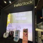 Custom island double deck exhibit for Green Corp American Plastics at Inspired Home 2026