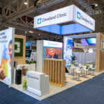 Custom exhibit trade show booth for Cleveland Clinic at ACC 2026
