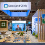 Cleveland Clinic 20’ x 40’ custom island booth