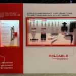 Custom exhibit island trade show booth for ABB at IEEE 2026