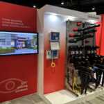 Custom exhibit island trade show booth for ABB at IEEE 2026