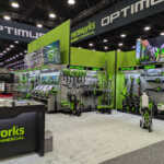 Custom trade show booth exhibit for Greenworks at Equip Expo 2026
