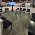 Custom double deck two story multi level exhibit for Southwire at NECA 2026