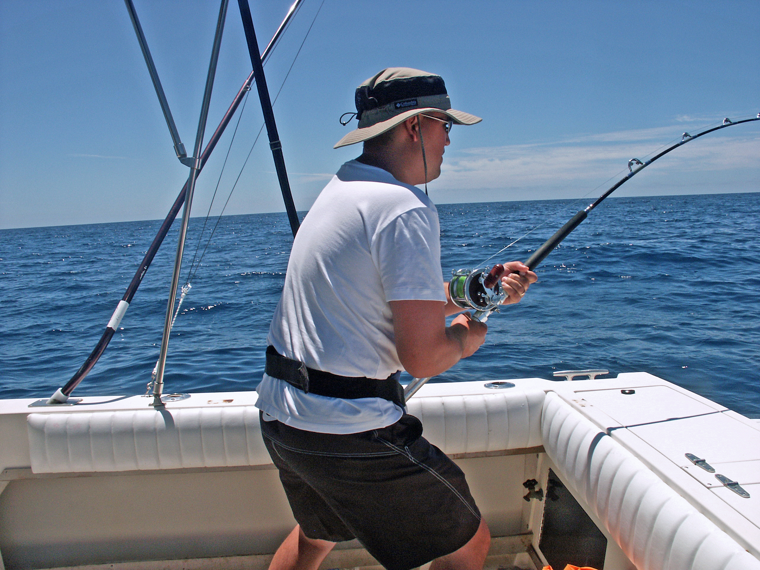 ocean fishing poles