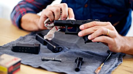 cleaning a firearm with the best gun oil to prevent gun rust