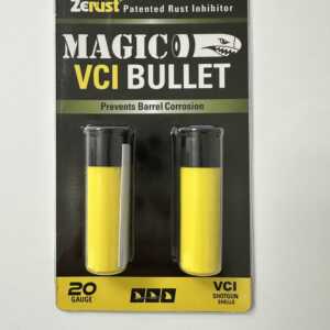Zerust Magic VCI Bullet rust prevention bullet 20 gauge front of package