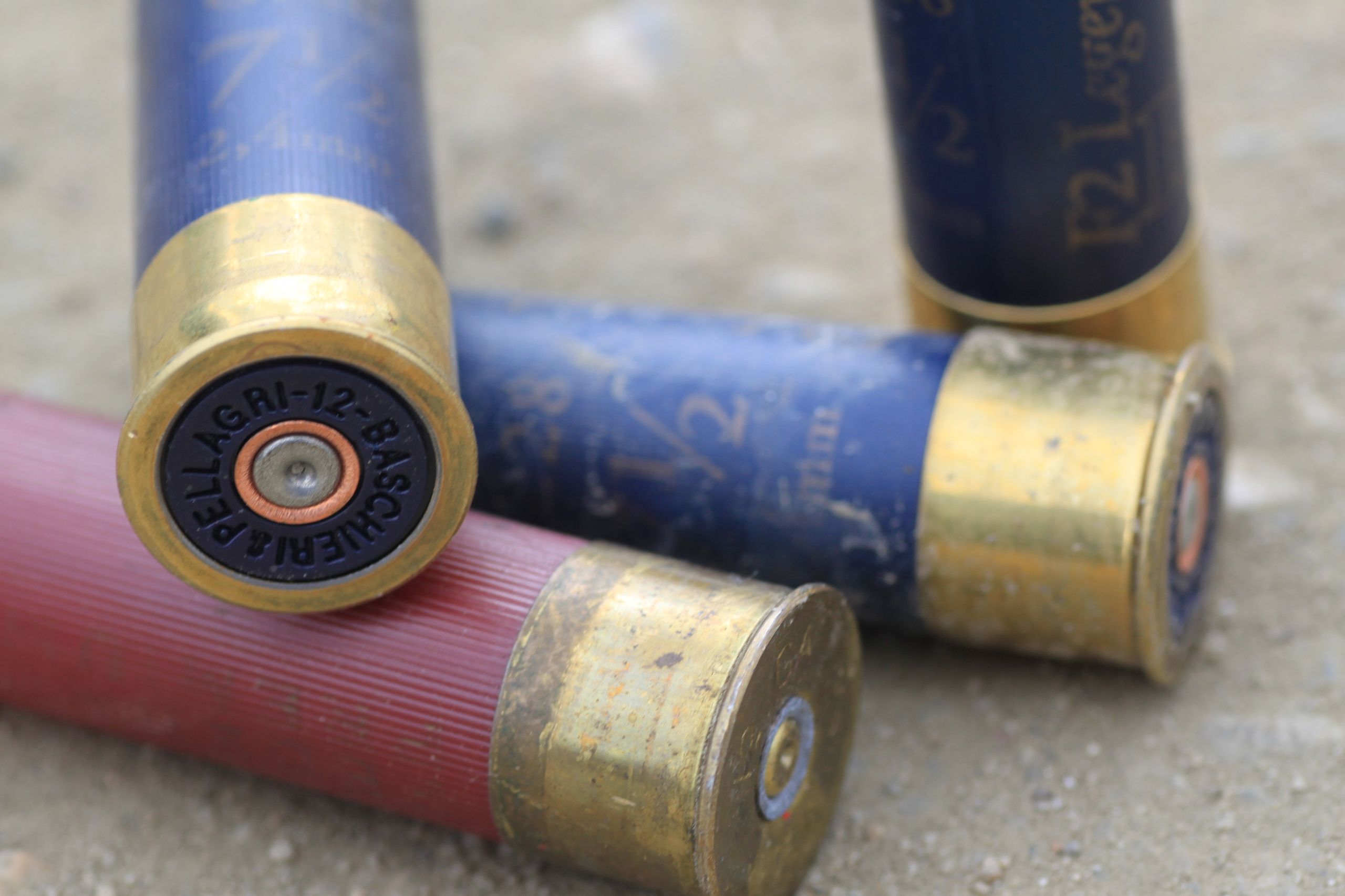 shot gun shells with mild corrosion
