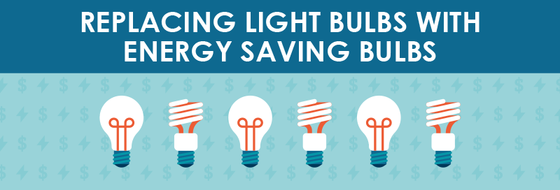 Replacing Light Bulbs with Energy Saving Bulbs