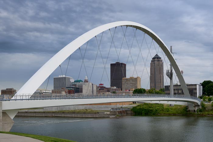Des Moines, IA | Ranked 1st in top 10 for rainfall variance
