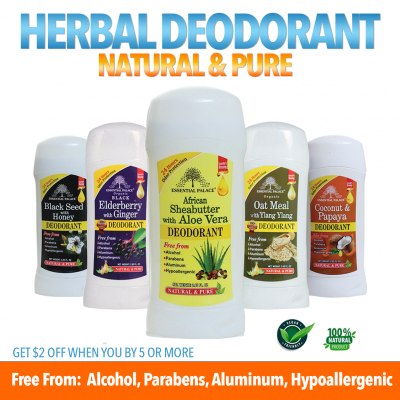 Herbal Deodorant Variety Pack of 5 - Save $10