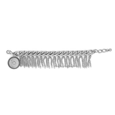 Ginger Snaps Large Link Bracelet with Fringe