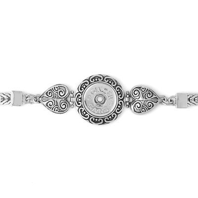 Ginger Snaps 1 Snap Metal Hearts Bracelet