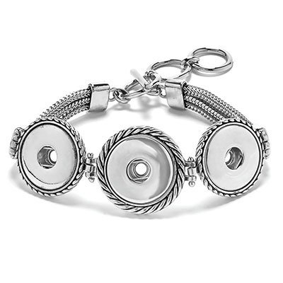 Ginger Snaps 3 Snap Multi Chain Bracelet