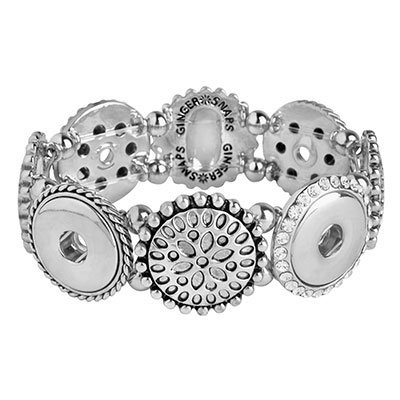 Ginger Snaps 4-Snap Stretch Bracelet